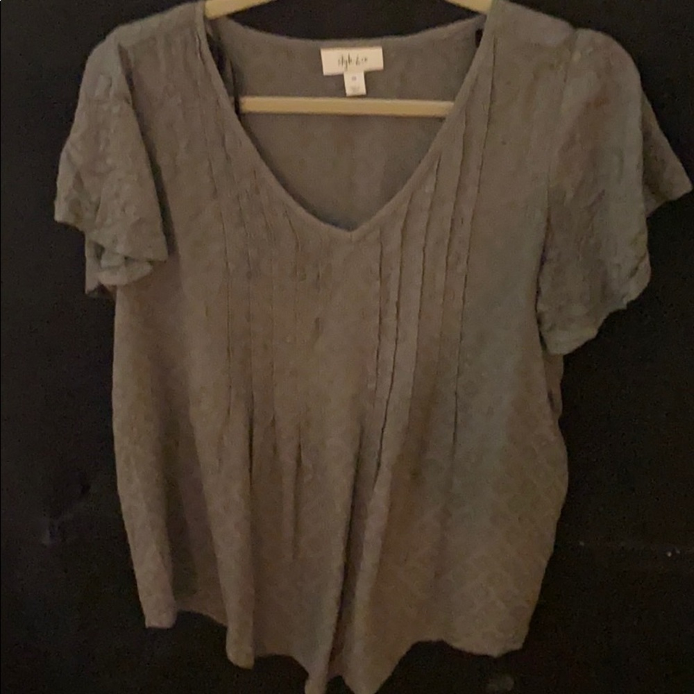 Olive Green Top